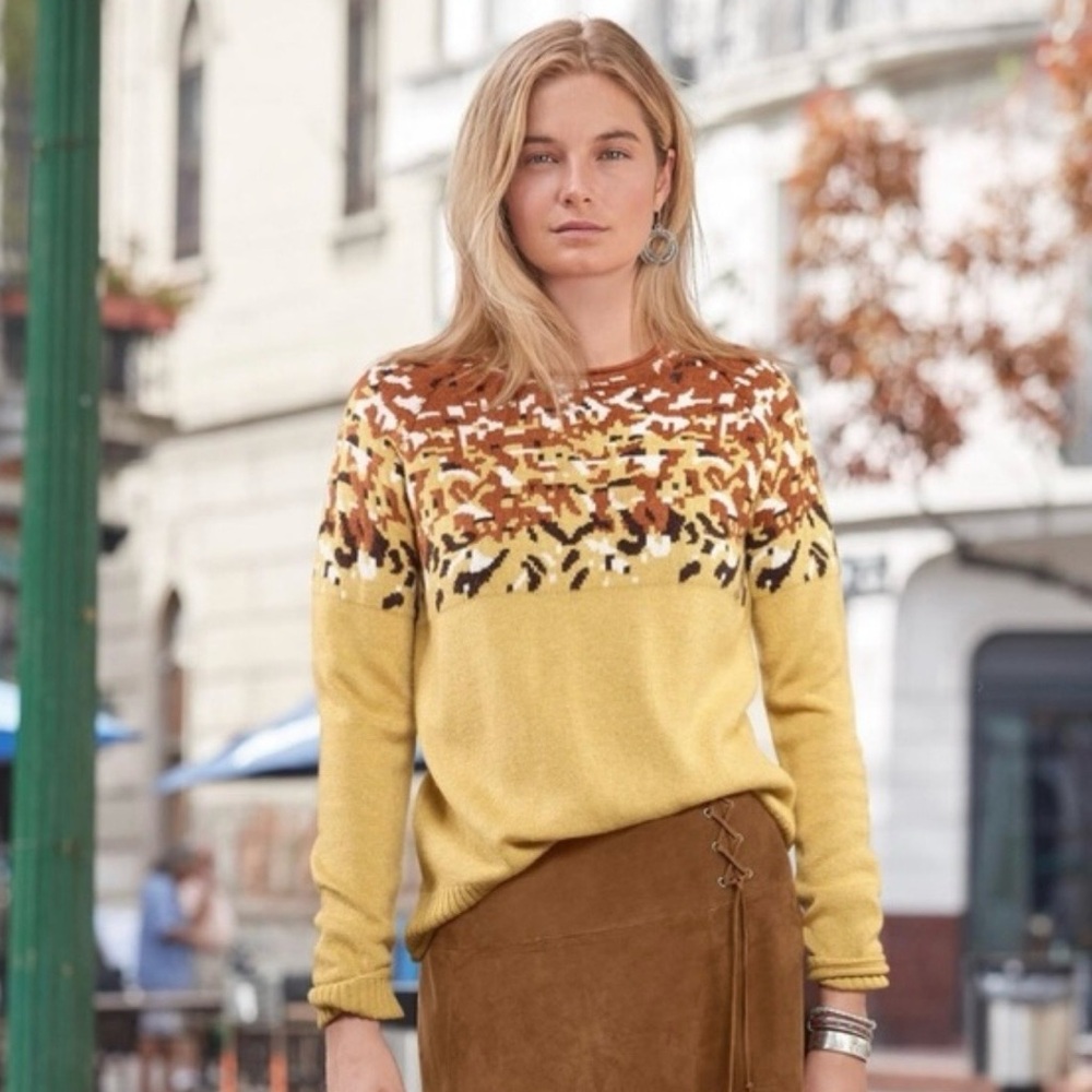 Sundance Artists Desire Wild Side Lambswool & Cashmere Blend Pullover Sweater